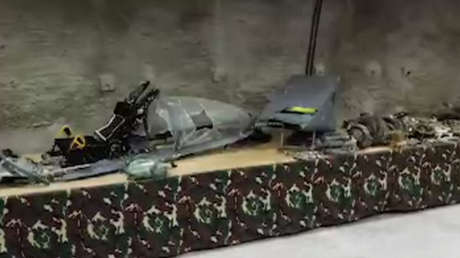 IMÁGENES: Irán exhibe más de 170 drones estadounidenses e israelíes destruidos