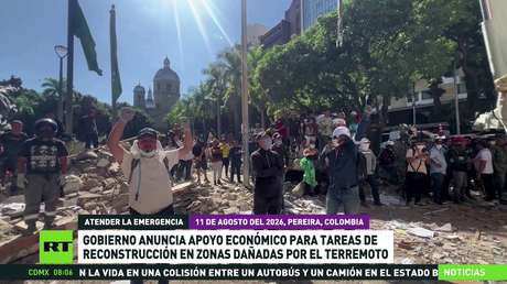 Gobierno colombiano anuncia apoyo económico para tareas de reconstrucción en zonas dañadas por el terremoto