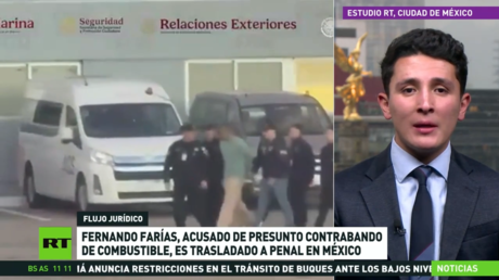 Fernando Farías, acusado de presunto contrabando de combustible, es trasladado a penal en México