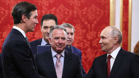 El Kremlin se pronuncia sobre las negociaciones con Witkoff y Kushner