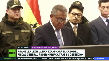 Asamblea Legislativa de Bolivia examinará el caso del fiscal general Roger Mariaca tras su detención