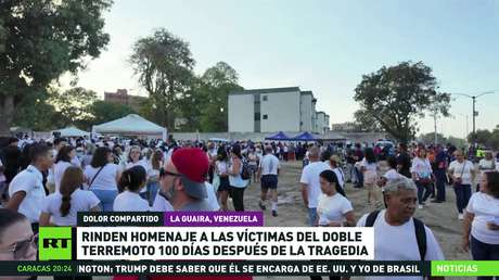 Rinden homenaje a las víctimas del doble terremoto en Venezuela 100 días después de la tragedia