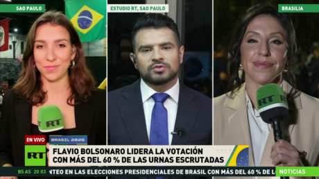 Flávio Bolsonaro lidera la votación con casi el 90 % de las urnas escrutadas