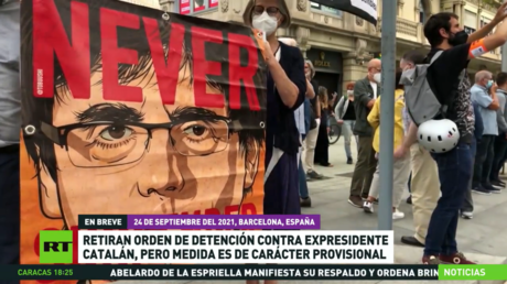 Retiran orden de detención contra expresidente catalán, pero medida es de carácter provisional