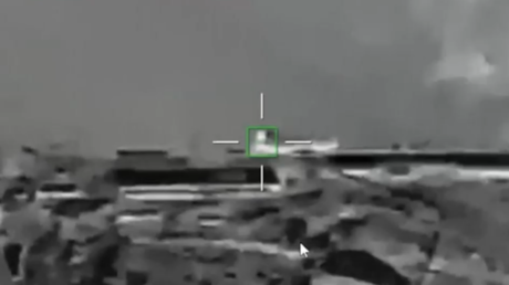 Dron ruso en pleno éxito: hace arder un almacén de combustible militar en Ucrania (VIDEO)
