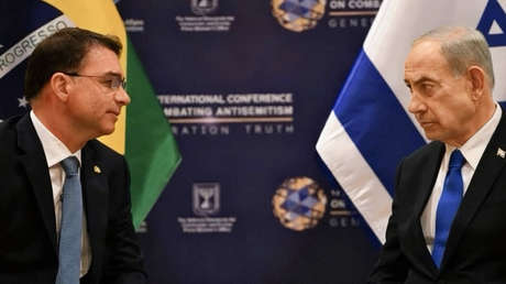 Netanyahu le da un espaldarazo a Flávio Bolsonaro